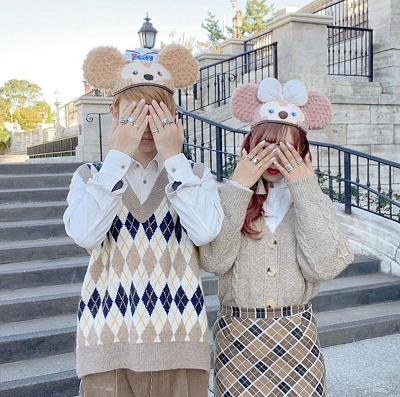 ダッフィー&シェリーメイコーデ