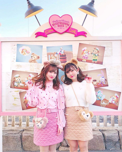 ダッフィー＆シェリーメイコーデ