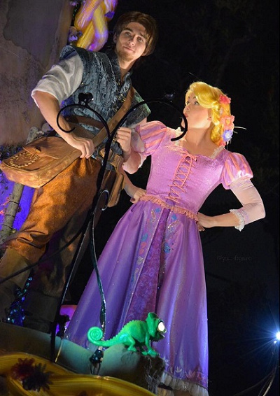 姪っ子と一緒にラプンツェルに会った奇跡 にゃん様 ラプンツェル グリ