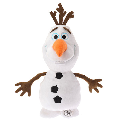 英語も話すオラフぬいぐるみ