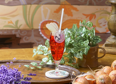 大好物のリンゴ風味ドリンク