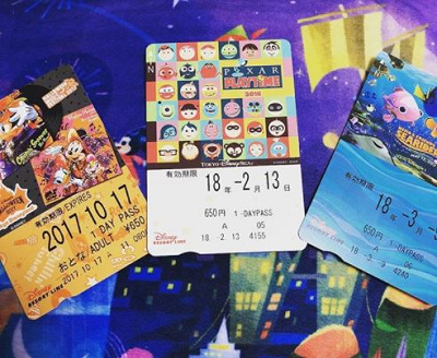 35周年含む【使用済】2018年度 ディズニーリゾートライン 切符 パス リゾラ 2018】ディズニーリゾートラインに35周年＆イースターデザイン登場