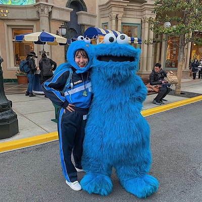 クッキーモンスター　ぬいぐるみハット　帽子　USJ　ユニバーサルスタジオジャパン クッキーモンスター ぬいぐるみハット 帽子 USJ ユニバーサルスタジオ