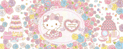 ハローキティ生誕45周年アニバーサリーイベントイラスト