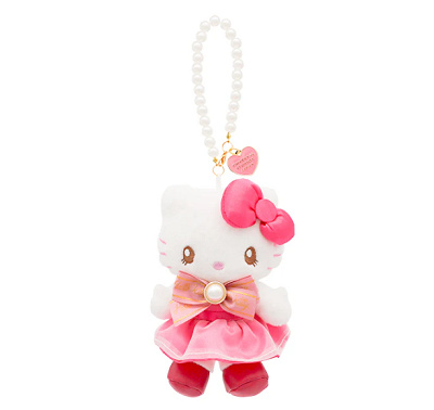 キティのぬいぐるみキーチェーン