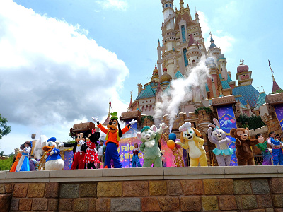 香港ディズニー20周年:ディズニー・フレンズ・ライブ:キャッスル・パーティー