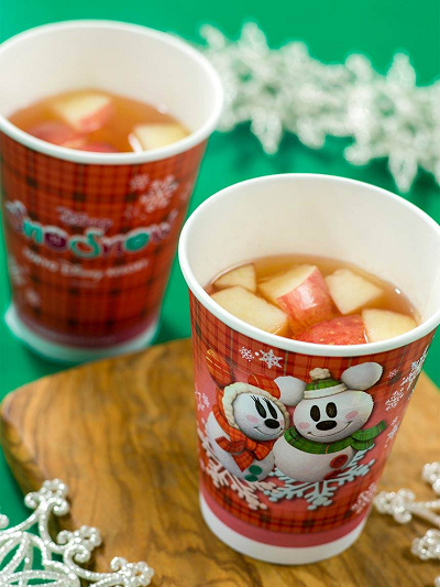 アップル&シナモンのホットドリンク