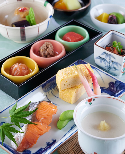ホテルオークラ東京ベイの朝食、和定食