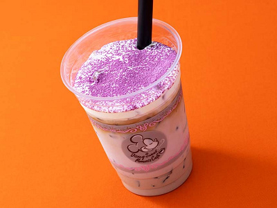 アイス紫イモカフェラテ