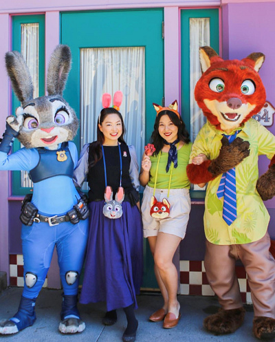 ジュディ＆ニックコーデ