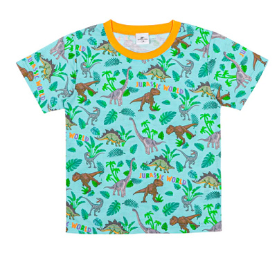 ジュラシックワールドのキッズTシャツ