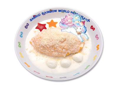 キキ&ララの雪ふるホワイトオムライス