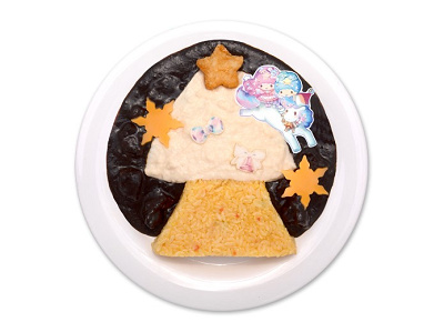 キキ&ララのホワイトツリー黒カレー