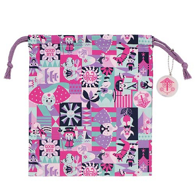 きんちゃく　ディズニーアトラクション柄グッズ