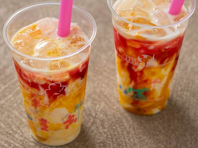 ラッシー(マンゴー&ラズベリー)