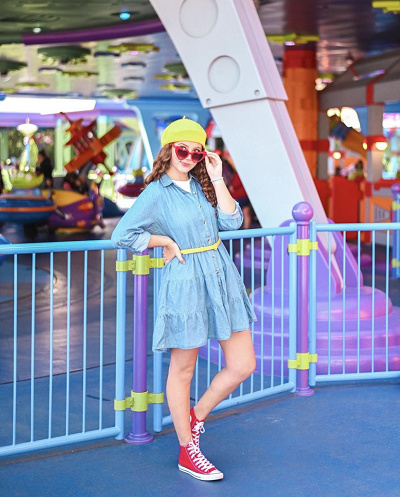 リトルグリーンメンコーデ(ディズニーキャラクターコーデ)