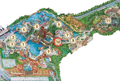 コーヴ・オブ・ワンダー横のワゴンの場所