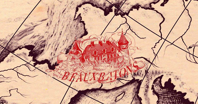 魔法学校の世界地図(ボーバトン魔法学校)