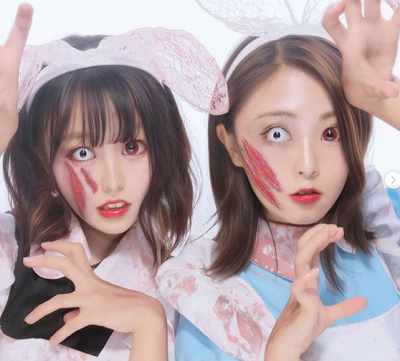 やけどメイクでメイドゾンビ