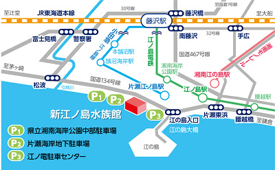 江ノ島 ストア 大型 バス 駐 車場