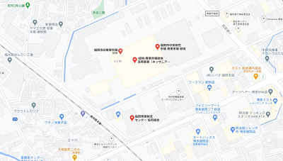 青果市場跡地の地図