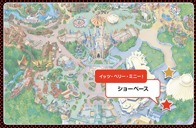 抽選場までのマップ