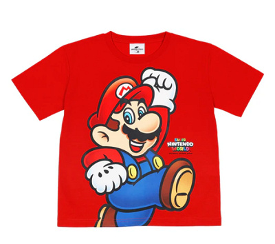 マリオのキッズTシャツ