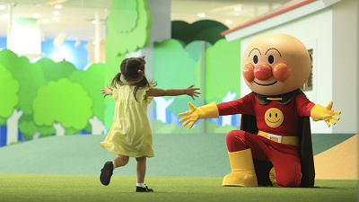 本物のアンパンマンに会える!