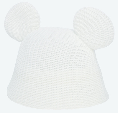 耳付きメッシュハット(白)