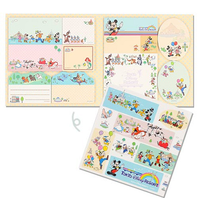 ミッキー＆フレンズふせん