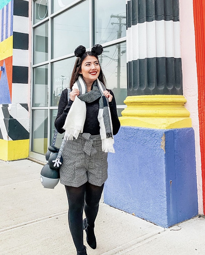 ミッキーマウスコーデ(ディズニーキャラクターコーデ)