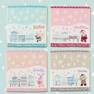 ミニタオルセット（ダッフィー＆フレンズのウィンター・トゥインクリング・タウン）