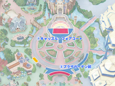 ミニー＠ファンダーランドのプレミアアクセス対象エリア