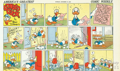 ヒューイ・デューイ・ルーイが登場した新聞