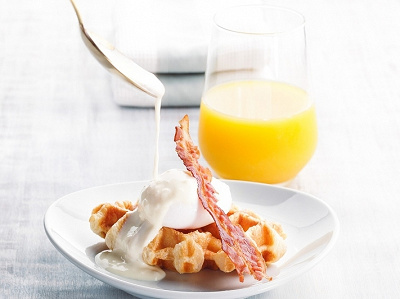 オリエンタルホテルユニバーサルシティの朝食 クロッフル