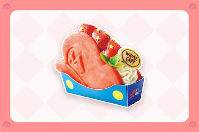 パンケーキ・サンド マリオの帽子 ~いちごのショートケーキ~