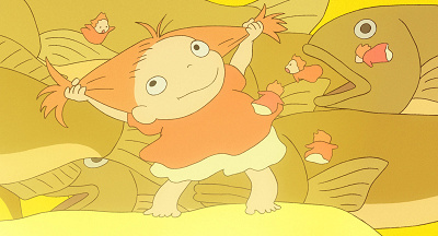 ”命の水”を開けてしまうポニョ