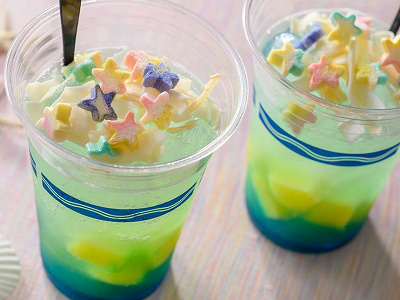 スパークリングカクテル(ラム&パイナップル)