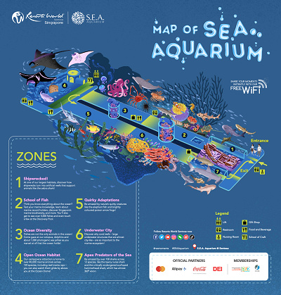 シーアクアリウム:公式マップ