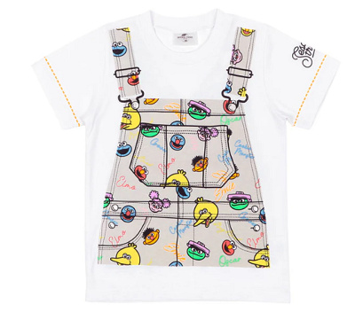 セサミストリートのキッズTシャツ