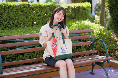 シャツ、バンダナつきトートバッグ