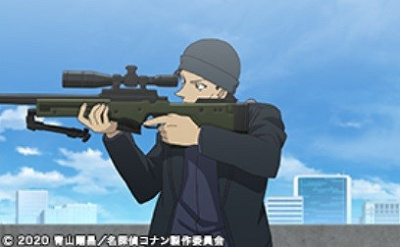 射撃をする赤井秀一（公式サイト）