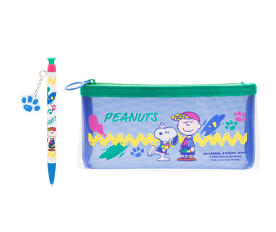 スヌーピーボールペン＆ペンケースセット
