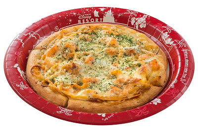 スパゲッティピッツァ(シュリンプ&パンチェッタ)