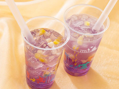 スパークリングドリンク（ライチー、パイナップル、バタフライピー）