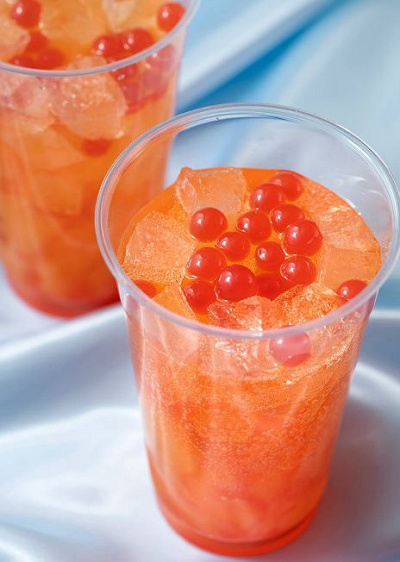 スパークリングドリンク(オレンジ&ストロベリー)