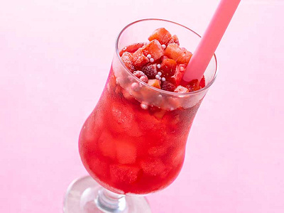 スペシャルドリンク（クランベリー＆ゆず）