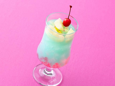 スペシャルドリンク（グレープフルーツ＆ライチー、ピーチゼリー）