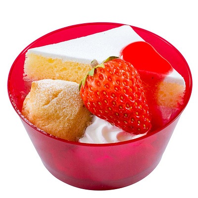 ストロベリークリームケーキ＆プチシュークリーム