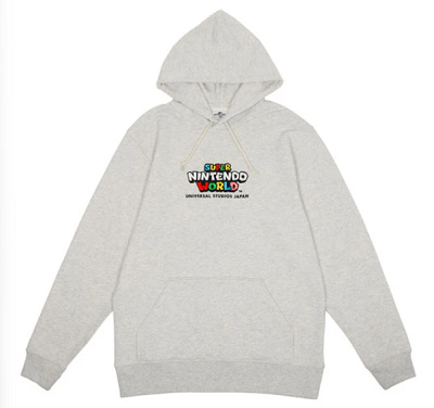 スーパーニンテンドーワールドロゴパーカ